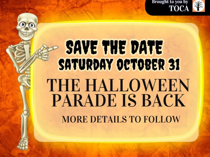 Halloween Parade Volunteers Needed!